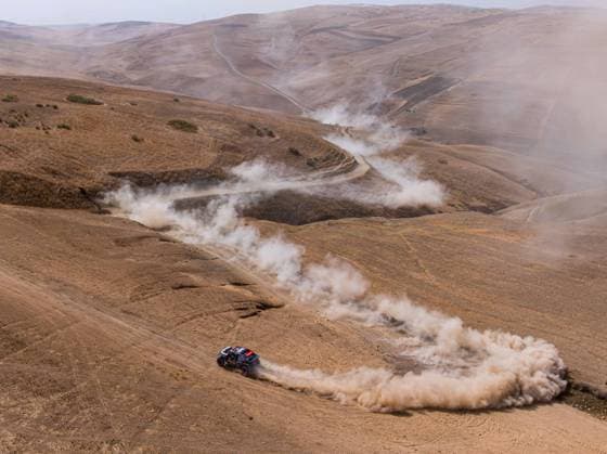 W2RC - RALLYE DU MAROC 2025 219 LOEB SÃ bastien (FRA), BOULANGER Edouard (FRA), The Dacia Sandriders, Dacia Sandrider, FIA W2RC, Ultimate T1+, action, during the Prologue of the Rallye du Maroc 2025, 5th round of the 2025 WR2C on October 12, 2025 in Fes, Morocco - FesMorocco  Copyright: xFREDERICxLExFLOCxHx