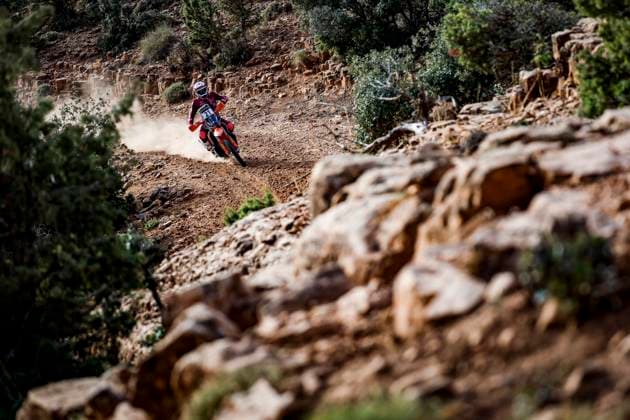 W2RC - RALLYE DU MAROC 2025 21 DOVEZE Mathieu (FRA), BAS World KTM Team, KTM 450 Rally Factory Replica, FIM W2RC, Rally2, action during the Stage 1 of the Rallye du Maroc 2025, 5th round of the 2025 WR2C on October 13, 2025 between Fes and Erfoud, Morocco - ErfoudMorocco Copyright: xJULIENxDELFOSSEx