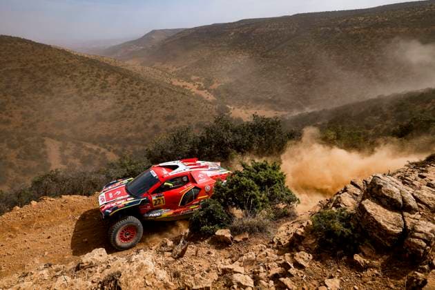 W2RC - RALLYE DU MAROC 2025 221 PROKOP Martin (CZE), CHYTKA Viktor (CZE), Orlen Jipocar Team, Ford Raptor, FIA W2RC, Ultimate T1+, action during the Stage 1 of the Rallye du Maroc 2025, 5th round of the 2025 WR2C on October 13, 2025 between Fes and Erfoud, Morocco - ErfoudMorocco  Copyright: xJULIENxDELFOSSEx
