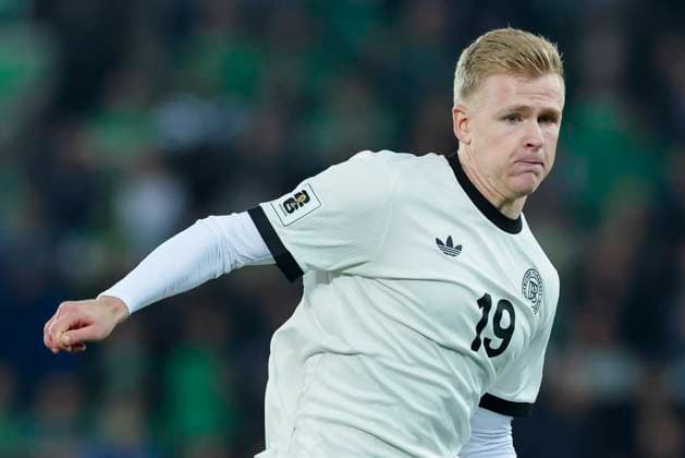Jonathan Burkardt (Germany) schaut, FIFA World Cup, WM, Weltmeisterschaft, Fussball 2026 Qualifier, Northern Ireland v Germany, Windsor Park am 13. October 2025 in Belfast, Vereinigtes Königreich. (Foto von Marco Steinbrenner DeFodi Images) Jonathan Burkardt (Germany) looks on, FIFA World Cup 2026 Qualifier, Northern Ireland v Germany, Windsor Park, October 13, 2025 in , United Kingdom. (Photo by Marco Steinbrenner DeFodi Images) Jonathan Burkardt Germany looks on, FIFA World Cup 2026 Qualifier, Northern Ireland v Germany, Windsor Park on October 13, 2025 in Belfast, United Kingdom Photo by Marco Steinbrenner DeFodi Images Jonathan Burkardt Germany looks on, FIFA World Cup 2026 Qualifier, Northern Ireland v Germany, Windsor Park, October 13, 2025 in , United Kingdom Photo by Marco Steinbrenner DeFodi Images