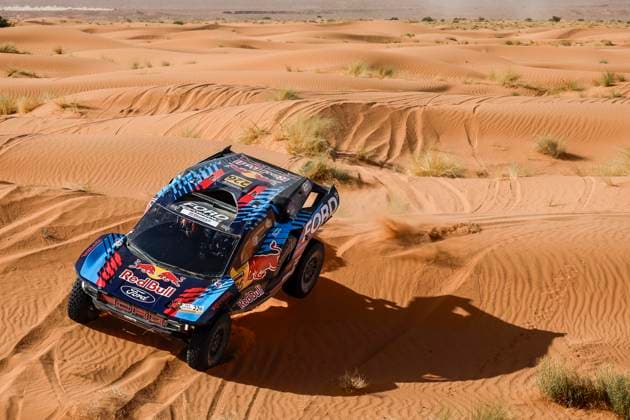W2RC - RALLYE DU MAROC 2025 226 EKSTRÖM Mattias (SWE), BERGKVIST Emil (SWE), Ford M Ford Raptor, FIA W2RC, Ultimate T1+, action during the Stage 2 of the Rallye du Maroc 2025, 5th round of the 2025 WR2C on October 14, 2025 around Erfoud, Morocco - ErfoudMorocco  Copyright: xJULIENxDELFOSSEx