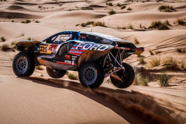 W2RC - RALLYE DU MAROC 2025 226 EKSTRÖM Mattias (SWE), BERGKVIST Emil (SWE), Ford M Ford Raptor, FIA W2RC, Ultimate T1+, action during the Stage 2 of the Rallye du Maroc 2025, 5th round of the 2025 WR2C on October 14, 2025 around Erfoud, Morocco - ErfoudMorocco  Copyright: xJULIENxDELFOSSEx