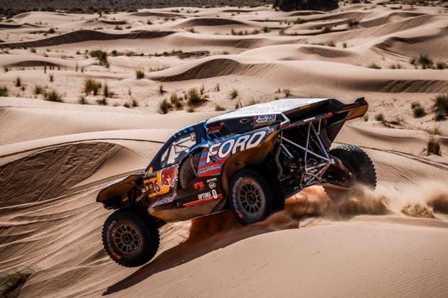 W2RC - RALLYE DU MAROC 2025 226 EKSTRÖM Mattias (SWE), BERGKVIST Emil (SWE), Ford M Ford Raptor, FIA W2RC, Ultimate T1+, action during the Stage 2 of the Rallye du Maroc 2025, 5th round of the 2025 WR2C on October 14, 2025 around Erfoud, Morocco - ErfoudMorocco  Copyright: xJULIENxDELFOSSEx