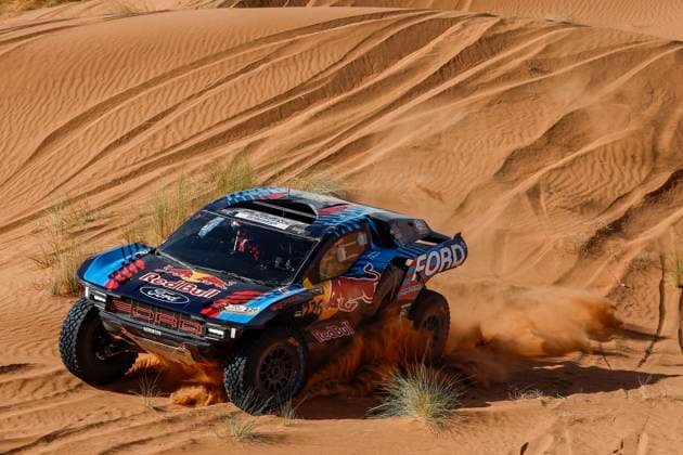 W2RC - RALLYE DU MAROC 2025 226 EKSTRÖM Mattias (SWE), BERGKVIST Emil (SWE), Ford M Ford Raptor, FIA W2RC, Ultimate T1+, action during the Stage 2 of the Rallye du Maroc 2025, 5th round of the 2025 WR2C on October 14, 2025 around Erfoud, Morocco - ErfoudMorocco  Copyright: xJULIENxDELFOSSEx