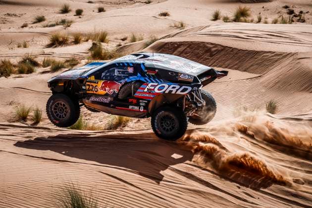 W2RC - RALLYE DU MAROC 2025 226 EKSTRÖM Mattias (SWE), BERGKVIST Emil (SWE), Ford M Ford Raptor, FIA W2RC, Ultimate T1+, action during the Stage 2 of the Rallye du Maroc 2025, 5th round of the 2025 WR2C on October 14, 2025 around Erfoud, Morocco - ErfoudMorocco  Copyright: xJULIENxDELFOSSEx