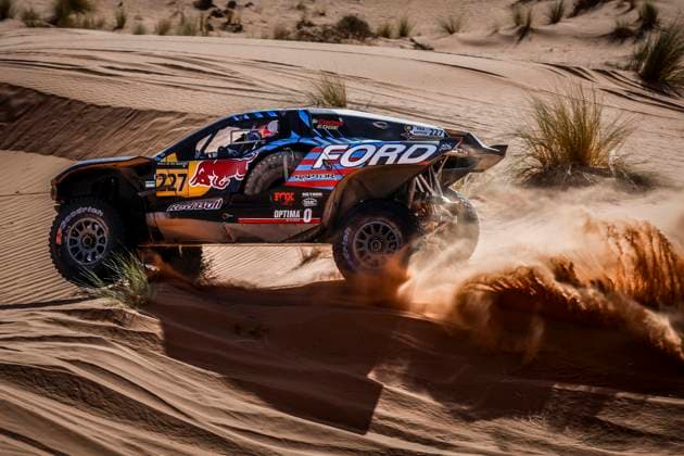 W2RC - RALLYE DU MAROC 2025 227 ROMA Nani (ESP), HARO Alex (ESP), Ford M Ford Raptor, FIA W2RC, Ultimate T1+, action during the Stage 2 of the Rallye du Maroc 2025, 5th round of the 2025 WR2C on October 14, 2025 around Erfoud, Morocco - ErfoudMorocco  Copyright: xJULIENxDELFOSSEx