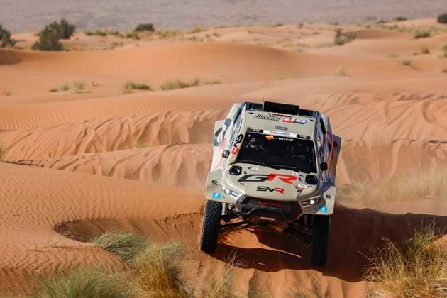 W2RC - RALLYE DU MAROC 2025 240 FERREIRA Joao (POR), PALMEIRO Filipe (POR), Toyota Gazoo Racing, Toyota Hilux IMT Evo, FIA W2RC, Ultimate T1+, action during the Stage 2 of the Rallye du Maroc 2025, 5th round of the 2025 WR2C on October 14, 2025 around Erfoud, Morocco - ErfoudMorocco  Copyright: xJULIENxDELFOSSEx