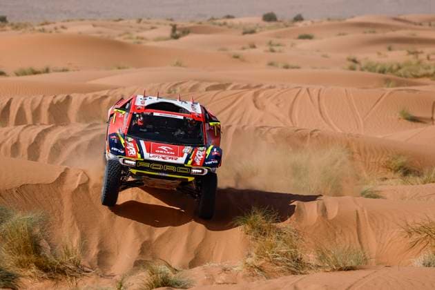 W2RC - RALLYE DU MAROC 2025 221 PROKOP Martin (CZE), CHYTKA Viktor (CZE), Orlen Jipocar Team, Ford Raptor, FIA W2RC, Ultimate T1+, action during the Stage 2 of the Rallye du Maroc 2025, 5th round of the 2025 WR2C on October 14, 2025 around Erfoud, Morocco - ErfoudMorocco  Copyright: xJULIENxDELFOSSEx