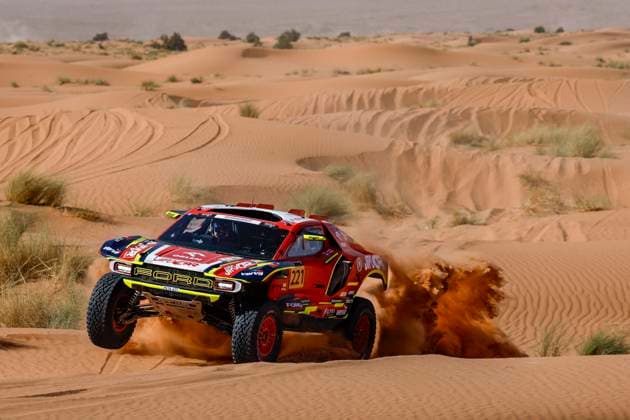 W2RC - RALLYE DU MAROC 2025 221 PROKOP Martin (CZE), CHYTKA Viktor (CZE), Orlen Jipocar Team, Ford Raptor, FIA W2RC, Ultimate T1+, action during the Stage 2 of the Rallye du Maroc 2025, 5th round of the 2025 WR2C on October 14, 2025 around Erfoud, Morocco - ErfoudMorocco  Copyright: xJULIENxDELFOSSEx