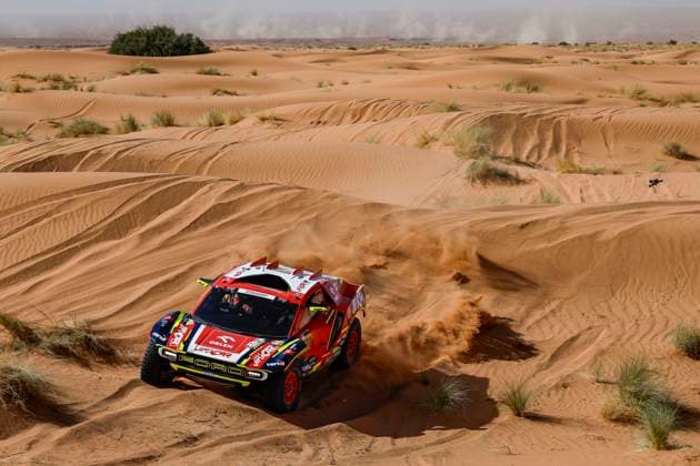 W2RC - RALLYE DU MAROC 2025 221 PROKOP Martin (CZE), CHYTKA Viktor (CZE), Orlen Jipocar Team, Ford Raptor, FIA W2RC, Ultimate T1+, action during the Stage 2 of the Rallye du Maroc 2025, 5th round of the 2025 WR2C on October 14, 2025 around Erfoud, Morocco - ErfoudMorocco  Copyright: xJULIENxDELFOSSEx