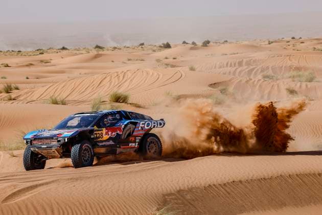 W2RC - RALLYE DU MAROC 2025 228 GUTHRIE Mitch (USA), WALCH Kellon (USA), Ford M Ford Raptor, FIA W2RC, Ultimate T1+, action during the Stage 2 of the Rallye du Maroc 2025, 5th round of the 2025 WR2C on October 14, 2025 around Erfoud, Morocco - ErfoudMorocco  Copyright: xJULIENxDELFOSSEx
