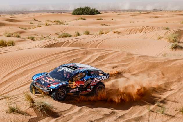 W2RC - RALLYE DU MAROC 2025 228 GUTHRIE Mitch (USA), WALCH Kellon (USA), Ford M Ford Raptor, FIA W2RC, Ultimate T1+, action during the Stage 2 of the Rallye du Maroc 2025, 5th round of the 2025 WR2C on October 14, 2025 around Erfoud, Morocco - ErfoudMorocco  Copyright: xJULIENxDELFOSSEx