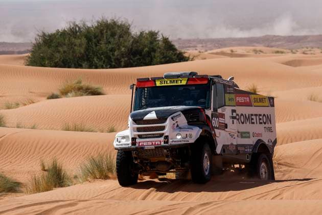 W2RC - RALLYE DU MAROC 2025 600 MACIK Martin (CZE), TOMASEK Frantisek (CZE), SVANDA David (CZE), MM Technology, MM Technology, FIA, T5.1, action during the Stage 2 of the Rallye du Maroc 2025, 5th round of the 2025 WR2C on October 14, 2025 around Erfoud, Morocco - ErfoudMorocco  Copyright: xJULIENxDELFOSSEx