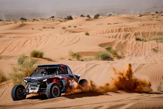 W2RC - RALLYE DU MAROC 2025 301 CAVIGLIASSO Nicolas (ARG), PERTEGARINI Valentina (ARG), Taurus T3Max, BBR Motorsport, FIA W2RC, Challenger T3.1, action during the Stage 2 of the Rallye du Maroc 2025, 5th round of the 2025 WR2C on October 14, 2025 around Erfoud, Morocco - ErfoudMorocco Copyright: xJULIENxDELFOSSEx
