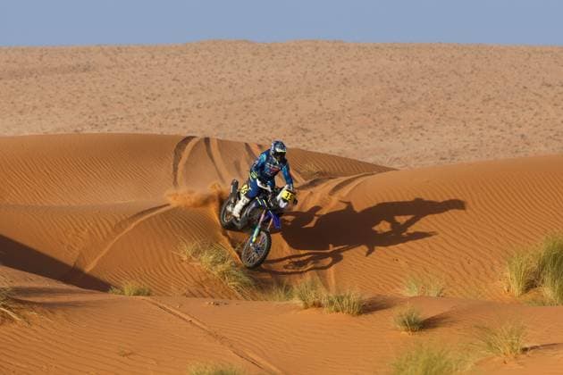 W2RC - RALLYE DU MAROC 2025 15 SANTOLINO Lorenzo (ESP), Sherco TVS Rally Factory, Sherco 450 Rally Replica, RallyGP, action, during the Stage 2 of the Rallye du Maroc 2025, 5th round of the 2025 WR2C on October 14, 2025 around Erfoud, Morocco - ErfoudMorocco  Copyright: xFREDERICxLExFLOCxHx