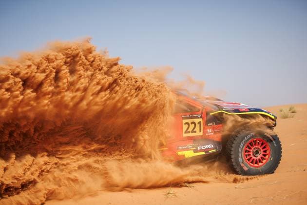 W2RC - RALLYE DU MAROC 2025 221 PROKOP Martin (CZE), CHYTKA Viktor (CZE), Orlen Jipocar Team, Ford Raptor, FIA W2RC, Ultimate T1+, action, during the Stage 2 of the Rallye du Maroc 2025, 5th round of the 2025 WR2C on October 14, 2025 around Erfoud, Morocco - ErfoudMorocco  Copyright: xFREDERICxLExFLOCxHx
