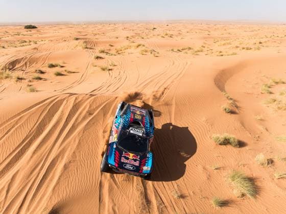 W2RC - RALLYE DU MAROC 2025 226 EKSTRÖM Mattias (SWE), BERGKVIST Emil (SWE), Ford M Ford Raptor, FIA W2RC, Ultimate T1+, action, during the Stage 2 of the Rallye du Maroc 2025, 5th round of the 2025 WR2C on October 14, 2025 around Erfoud, Morocco - ErfoudMorocco  Copyright: xFREDERICxLExFLOCxHx