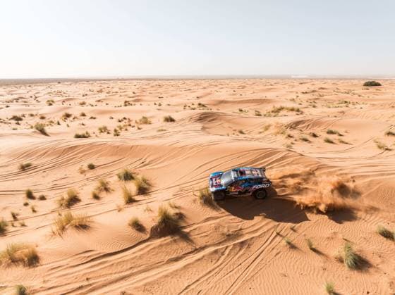 W2RC - RALLYE DU MAROC 2025 227 ROMA Nani (ESP), HARO Alex (ESP), Ford M Ford Raptor, FIA W2RC, Ultimate T1+, action, during the Stage 2 of the Rallye du Maroc 2025, 5th round of the 2025 WR2C on October 14, 2025 around Erfoud, Morocco - ErfoudMorocco  Copyright: xFREDERICxLExFLOCxHx