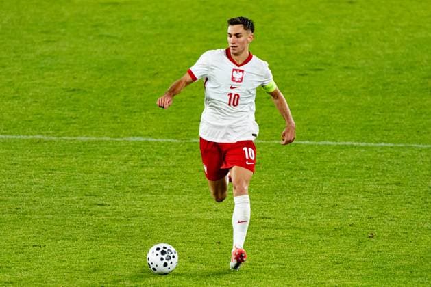 Tomasz Pienko seen during U21, U 21 2027 EURO Qualifying, EM, Europameisterschaft game between national teams of Poland and Montenegro (Kazimierz Koper Ball Raw Images) Katowice Arena Katowice Poland Copyright: xKazimierzxKoperx kazimierzkoper_poland_montenegro_u21_2526-158