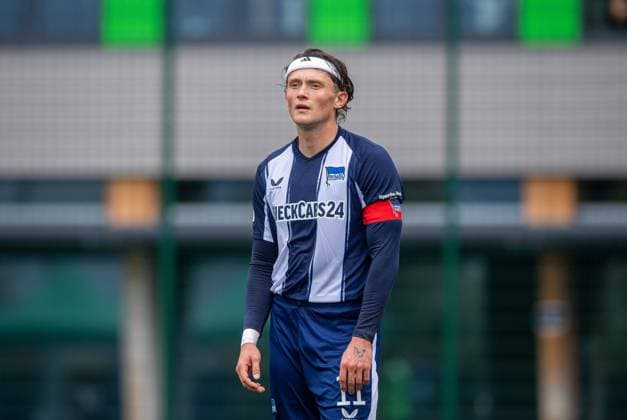 Soccer, Men, Season 2025 26, Test match, VfL Wolfsburg Hertha BSC, Fabian Reese Hertha BSC , 08 10 2025, Copyright: xSebastianxRäppold MatthiasxKochx