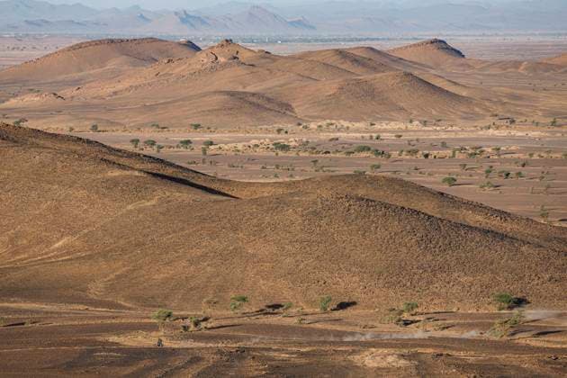 W2RC - RALLYE DU MAROC 2025 68 SCHAREINA Tosha (ESP), Monster Energy Honda HRC, Honda CRF 450, FIM W2RC, RallyGP, action during the Stage 3 of the Rallye du Maroc 2025, 5th round of the 2025 WR2C on October 15, 2025 around Erfoud, Morocco - ErfoudMorocco Copyright: xJULIENxDELFOSSEx