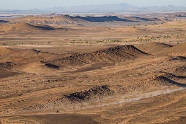 W2RC - RALLYE DU MAROC 2025 09 BRABEC Ricky (USA), Monster Energy Honda HRC, Honda CRF 450, FIM W2RC, RallyGP, action during the Stage 3 of the Rallye du Maroc 2025, 5th round of the 2025 WR2C on October 15, 2025 around Erfoud, Morocco - ErfoudMorocco  Copyright: xJULIENxDELFOSSEx