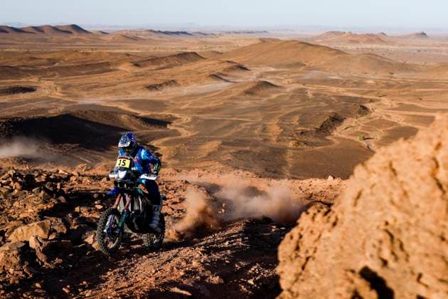 W2RC - RALLYE DU MAROC 2025 15 SANTOLINO Lorenzo (ESP), Sherco TVS Rally Factory, Sherco 450 Rally Replica, RallyGP, action during the Stage 3 of the Rallye du Maroc 2025, 5th round of the 2025 WR2C on October 15, 2025 around Erfoud, Morocco - ErfoudMorocco  Copyright: xJULIENxDELFOSSEx