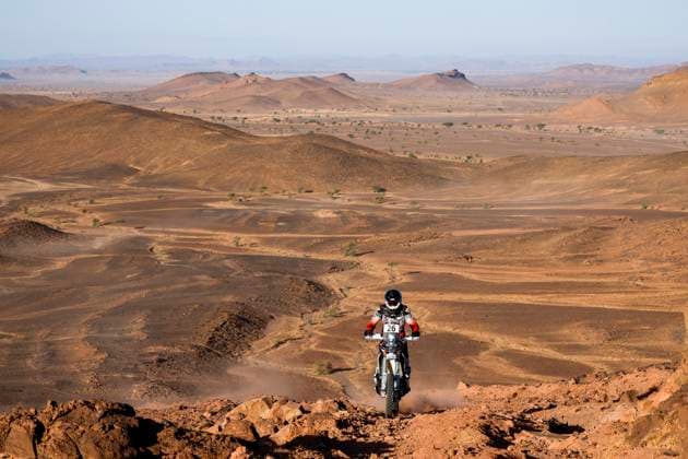 W2RC - RALLYE DU MAROC 2025 26 DABROWSKI Konrad (POL), Duust Rally Team, KTM 450 Rally Factory Replica, FIM W2RC, Rally2 Junior, action during the Stage 3 of the Rallye du Maroc 2025, 5th round of the 2025 WR2C on October 15, 2025 around Erfoud, Morocco - ErfoudMorocco Copyright: xJULIENxDELFOSSEx