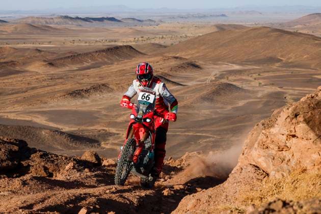 W2RC - RALLYE DU MAROC 2025 66 THERIC Neels (FRA), Kove Factory Racing, Kove 450 Rally, FIM W2RC, Rally2, action during the Stage 3 of the Rallye du Maroc 2025, 5th round of the 2025 WR2C on October 15, 2025 around Erfoud, Morocco - ErfoudMorocco  Copyright: xJULIENxDELFOSSEx