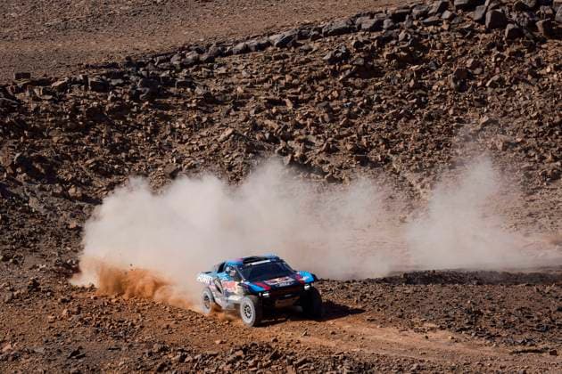 W2RC - RALLYE DU MAROC 2025 228 GUTHRIE Mitch (USA), WALCH Kellon (USA), Ford M Ford Raptor, FIA W2RC, Ultimate T1+, action during the Stage 3 of the Rallye du Maroc 2025, 5th round of the 2025 WR2C on October 15, 2025 around Erfoud, Morocco - ErfoudMorocco  Copyright: xJULIENxDELFOSSEx