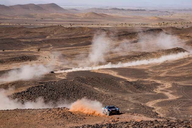 W2RC - RALLYE DU MAROC 2025 228 GUTHRIE Mitch (USA), WALCH Kellon (USA), Ford M Ford Raptor, FIA W2RC, Ultimate T1+, action during the Stage 3 of the Rallye du Maroc 2025, 5th round of the 2025 WR2C on October 15, 2025 around Erfoud, Morocco - ErfoudMorocco  Copyright: xJULIENxDELFOSSEx