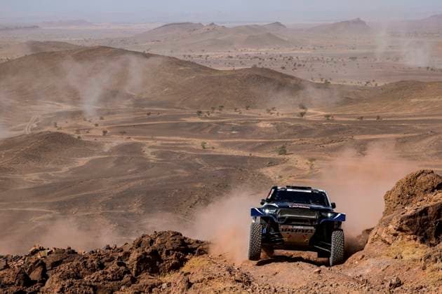 W2RC - RALLYE DU MAROC 2025 211 GOCZAL Marek (POL), MARTON Maciej (POL), Energylandia Rally Team, Toyota Hilux, FIA W2RC, Ultimate T1+, action during the Stage 3 of the Rallye du Maroc 2025, 5th round of the 2025 WR2C on October 15, 2025 around Erfoud, Morocco - ErfoudMorocco  Copyright: xJULIENxDELFOSSEx
