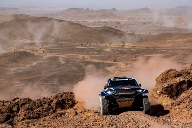 W2RC - RALLYE DU MAROC 2025 211 GOCZAL Marek (POL), MARTON Maciej (POL), Energylandia Rally Team, Toyota Hilux, FIA W2RC, Ultimate T1+, action during the Stage 3 of the Rallye du Maroc 2025, 5th round of the 2025 WR2C on October 15, 2025 around Erfoud, Morocco - ErfoudMorocco  Copyright: xJULIENxDELFOSSEx