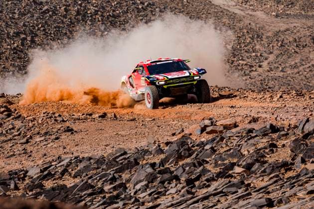 W2RC - RALLYE DU MAROC 2025 221 PROKOP Martin (CZE), CHYTKA Viktor (CZE), Orlen Jipocar Team, Ford Raptor, FIA W2RC, Ultimate T1+, action during the Stage 3 of the Rallye du Maroc 2025, 5th round of the 2025 WR2C on October 15, 2025 around Erfoud, Morocco - ErfoudMorocco  Copyright: xJULIENxDELFOSSEx