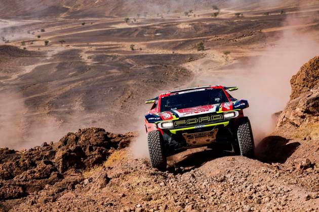 W2RC - RALLYE DU MAROC 2025 221 PROKOP Martin (CZE), CHYTKA Viktor (CZE), Orlen Jipocar Team, Ford Raptor, FIA W2RC, Ultimate T1+, action during the Stage 3 of the Rallye du Maroc 2025, 5th round of the 2025 WR2C on October 15, 2025 around Erfoud, Morocco - ErfoudMorocco  Copyright: xJULIENxDELFOSSEx
