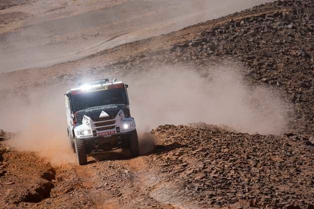 W2RC - RALLYE DU MAROC 2025 600 MACIK Martin (CZE), TOMASEK Frantisek (CZE), SVANDA David (CZE), MM Technology, MM Technology, FIA, T5.1, action during the Stage 3 of the Rallye du Maroc 2025, 5th round of the 2025 WR2C on October 15, 2025 around Erfoud, Morocco - ErfoudMorocco  Copyright: xJULIENxDELFOSSEx