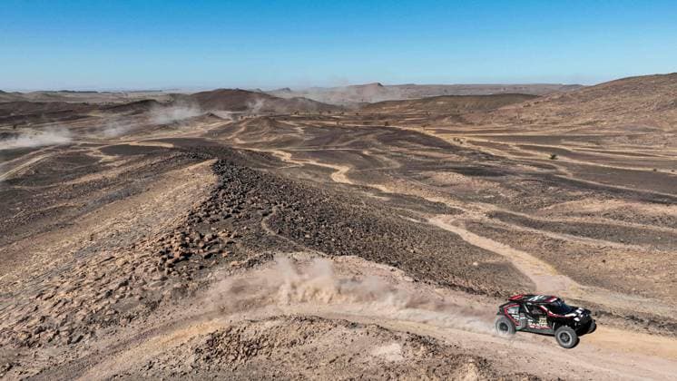 W2RC - RALLYE DU MAROC 2025 200 AL-ATTIYAH Nasser (QAT), LURQUIN Fabian (BEL), The Dacia Sandriders, Dacia Sandrider, FIA W2RC, Ultimate T1+, action, during the Stage 3 of the Rallye du Maroc 2025, 5th round of the 2025 WR2C on October 15, 2025 around Erfoud, Morocco - ErfoudMorocco Copyright: xFREDERICxLExFLOCxHx