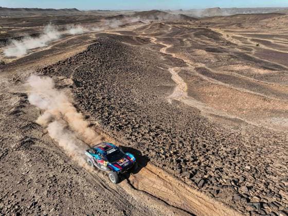 W2RC - RALLYE DU MAROC 2025 227 ROMA Nani (ESP), HARO Alex (ESP), Ford M Ford Raptor, FIA W2RC, Ultimate T1+, action, during the Stage 3 of the Rallye du Maroc 2025, 5th round of the 2025 WR2C on October 15, 2025 around Erfoud, Morocco - ErfoudMorocco  Copyright: xFREDERICxLExFLOCxHx