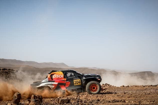 W2RC - RALLYE DU MAROC 2025 204 LATEGAN Henk (RSA), CUMMINGS Brett (RSA), Toyota Gazoo Racing W2RC, Toyota Hilux, FIA W2RC, Ultimate T1+, action, during the Stage 3 of the Rallye du Maroc 2025, 5th round of the 2025 WR2C on October 15, 2025 around Erfoud, Morocco - ErfoudMorocco  Copyright: xFREDERICxLExFLOCxHx