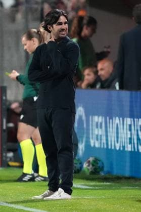 Pere Romeu, head coach of FC Barcelona, Barca during the UEFA Women s Champions League 2025 2026 league phase football match between AS Roma and FC Barcelona at Tre Fontane stadium in Rome (Italy), October 15, 2025. antoniettaxbaldassarre