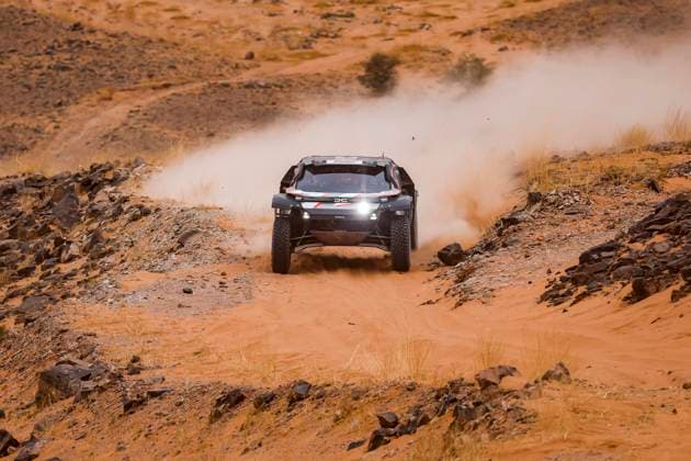 W2RC - RALLYE DU MAROC 2025 219 LOEB SÃ bastien (FRA), BOULANGER Edouard (FRA), The Dacia Sandriders, Dacia Sandrider, FIA W2RC, Ultimate T1+, action during the Stage 4 of the Rallye du Maroc 2025, 5th round of the 2025 WR2C on October 16, 2025 around Erfoud, Morocco - ErfoudMorocco  Copyright: xJULIENxDELFOSSEx