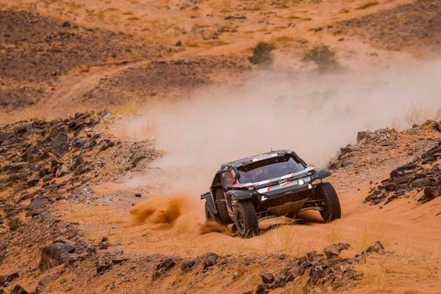 W2RC - RALLYE DU MAROC 2025 219 LOEB SÃ bastien (FRA), BOULANGER Edouard (FRA), The Dacia Sandriders, Dacia Sandrider, FIA W2RC, Ultimate T1+, action during the Stage 4 of the Rallye du Maroc 2025, 5th round of the 2025 WR2C on October 16, 2025 around Erfoud, Morocco - ErfoudMorocco  Copyright: xJULIENxDELFOSSEx