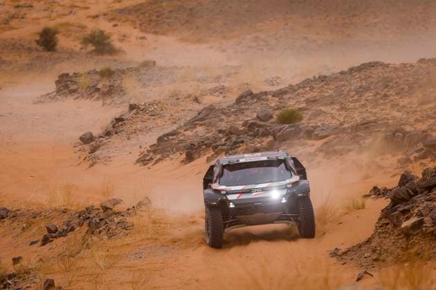 W2RC - RALLYE DU MAROC 2025 219 LOEB SÃ bastien (FRA), BOULANGER Edouard (FRA), The Dacia Sandriders, Dacia Sandrider, FIA W2RC, Ultimate T1+, action during the Stage 4 of the Rallye du Maroc 2025, 5th round of the 2025 WR2C on October 16, 2025 around Erfoud, Morocco - ErfoudMorocco  Copyright: xJULIENxDELFOSSEx
