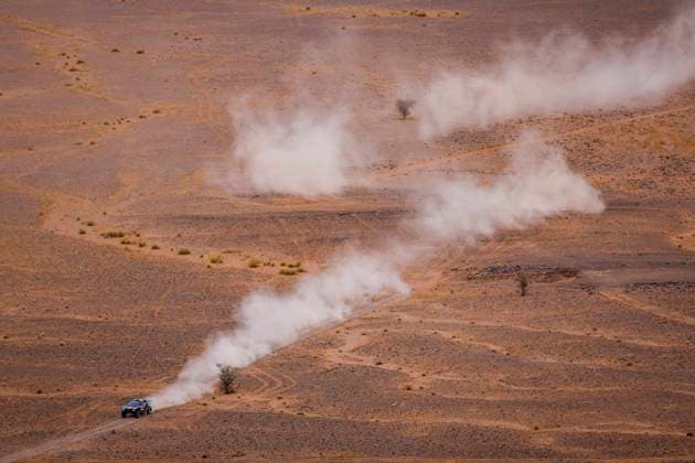 W2RC - RALLYE DU MAROC 2025 226 EKSTRÖM Mattias (SWE), BERGKVIST Emil (SWE), Ford M Ford Raptor, FIA W2RC, Ultimate T1+, action during the Stage 4 of the Rallye du Maroc 2025, 5th round of the 2025 WR2C on October 16, 2025 around Erfoud, Morocco - ErfoudMorocco  Copyright: xJULIENxDELFOSSEx