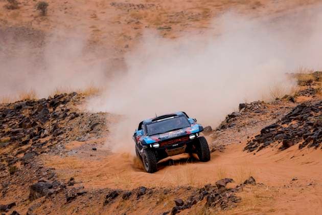 W2RC - RALLYE DU MAROC 2025 226 EKSTRÖM Mattias (SWE), BERGKVIST Emil (SWE), Ford M Ford Raptor, FIA W2RC, Ultimate T1+, action during the Stage 4 of the Rallye du Maroc 2025, 5th round of the 2025 WR2C on October 16, 2025 around Erfoud, Morocco - ErfoudMorocco  Copyright: xJULIENxDELFOSSEx