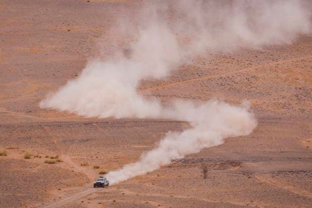 W2RC - RALLYE DU MAROC 2025 240 FERREIRA Joao (POR), PALMEIRO Filipe (POR), Toyota Gazoo Racing, Toyota Hilux IMT Evo, FIA W2RC, Ultimate T1+, action during the Stage 4 of the Rallye du Maroc 2025, 5th round of the 2025 WR2C on October 16, 2025 around Erfoud, Morocco - ErfoudMorocco  Copyright: xJULIENxDELFOSSEx