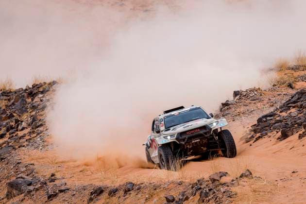 W2RC - RALLYE DU MAROC 2025 240 FERREIRA Joao (POR), PALMEIRO Filipe (POR), Toyota Gazoo Racing, Toyota Hilux IMT Evo, FIA W2RC, Ultimate T1+, action during the Stage 4 of the Rallye du Maroc 2025, 5th round of the 2025 WR2C on October 16, 2025 around Erfoud, Morocco - ErfoudMorocco  Copyright: xJULIENxDELFOSSEx