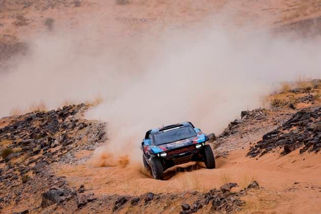 W2RC - RALLYE DU MAROC 2025 228 GUTHRIE Mitch (USA), WALCH Kellon (USA), Ford M Ford Raptor, FIA W2RC, Ultimate T1+, action during the Stage 4 of the Rallye du Maroc 2025, 5th round of the 2025 WR2C on October 16, 2025 around Erfoud, Morocco - ErfoudMorocco  Copyright: xJULIENxDELFOSSEx