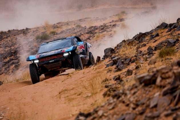 W2RC - RALLYE DU MAROC 2025 228 GUTHRIE Mitch (USA), WALCH Kellon (USA), Ford M Ford Raptor, FIA W2RC, Ultimate T1+, action during the Stage 4 of the Rallye du Maroc 2025, 5th round of the 2025 WR2C on October 16, 2025 around Erfoud, Morocco - ErfoudMorocco  Copyright: xJULIENxDELFOSSEx