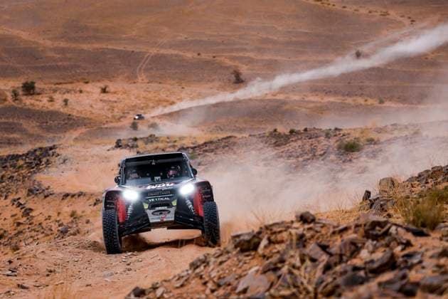 W2RC - RALLYE DU MAROC 2025 301 CAVIGLIASSO Nicolas (ARG), PERTEGARINI Valentina (ARG), Taurus T3Max, BBR Motorsport, FIA W2RC, Challenger T3.1, action during the Stage 4 of the Rallye du Maroc 2025, 5th round of the 2025 WR2C on October 16, 2025 around Erfoud, Morocco - ErfoudMorocco Copyright: xJULIENxDELFOSSEx
